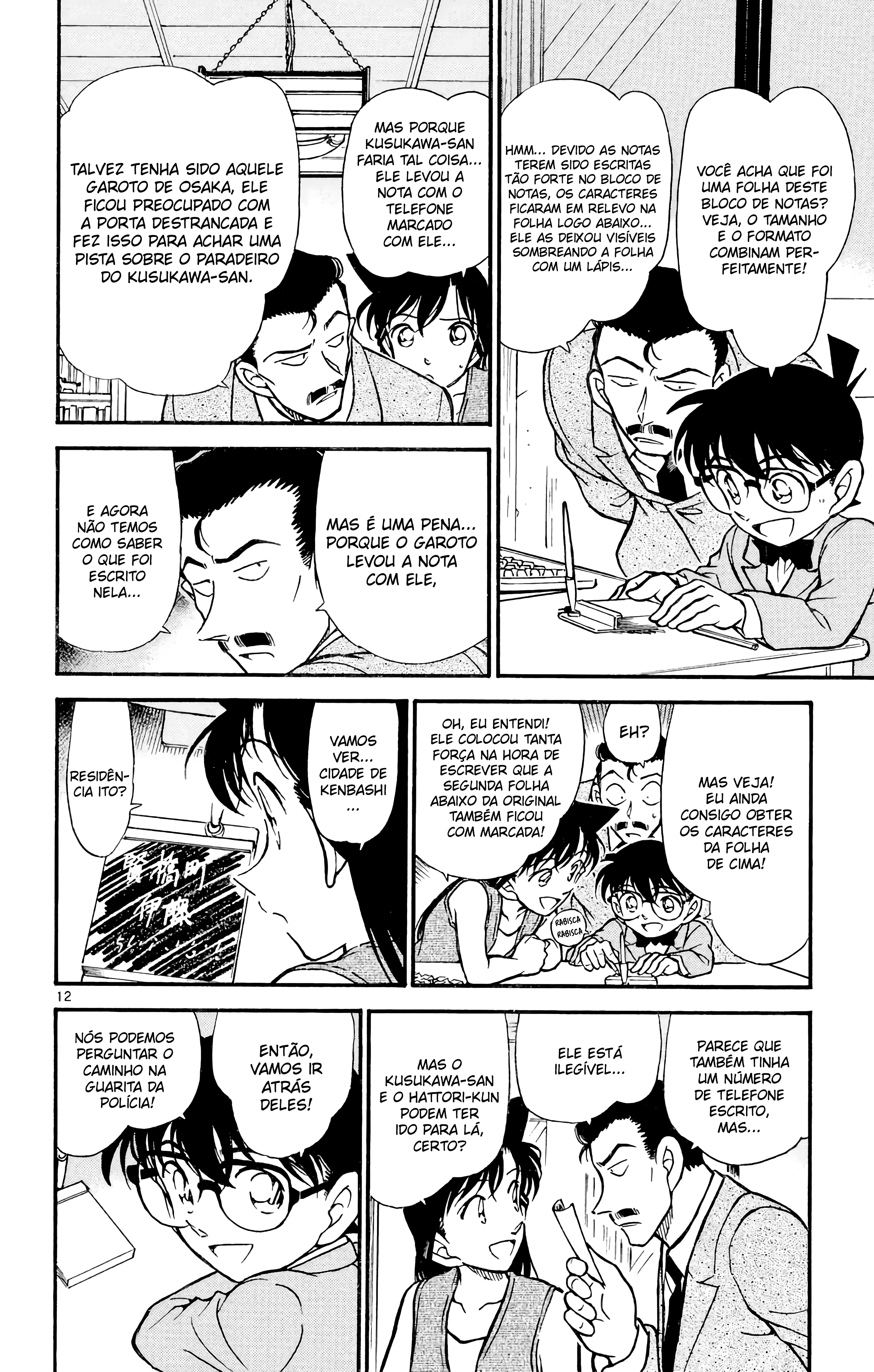 Capítulo 390 — Heiji e Kazuha em Grave Perigo! (1) página 13