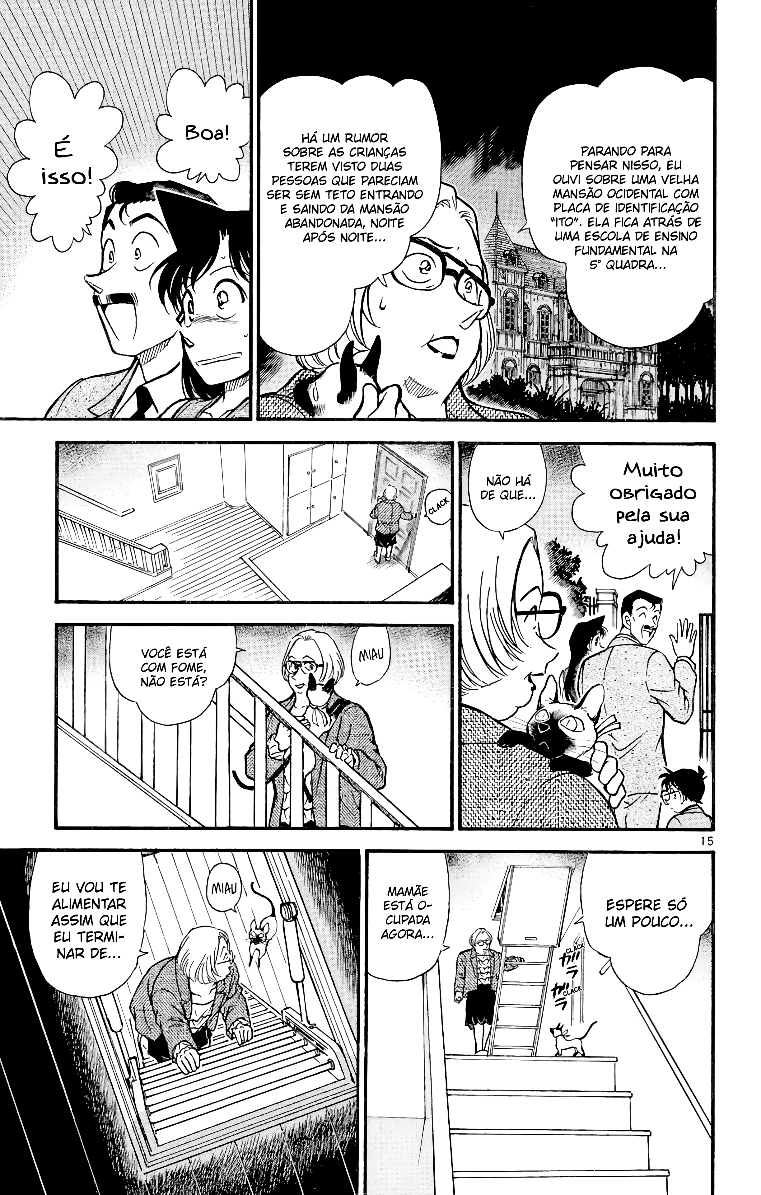 Capítulo 390 — Heiji e Kazuha em Grave Perigo! (1) página 16