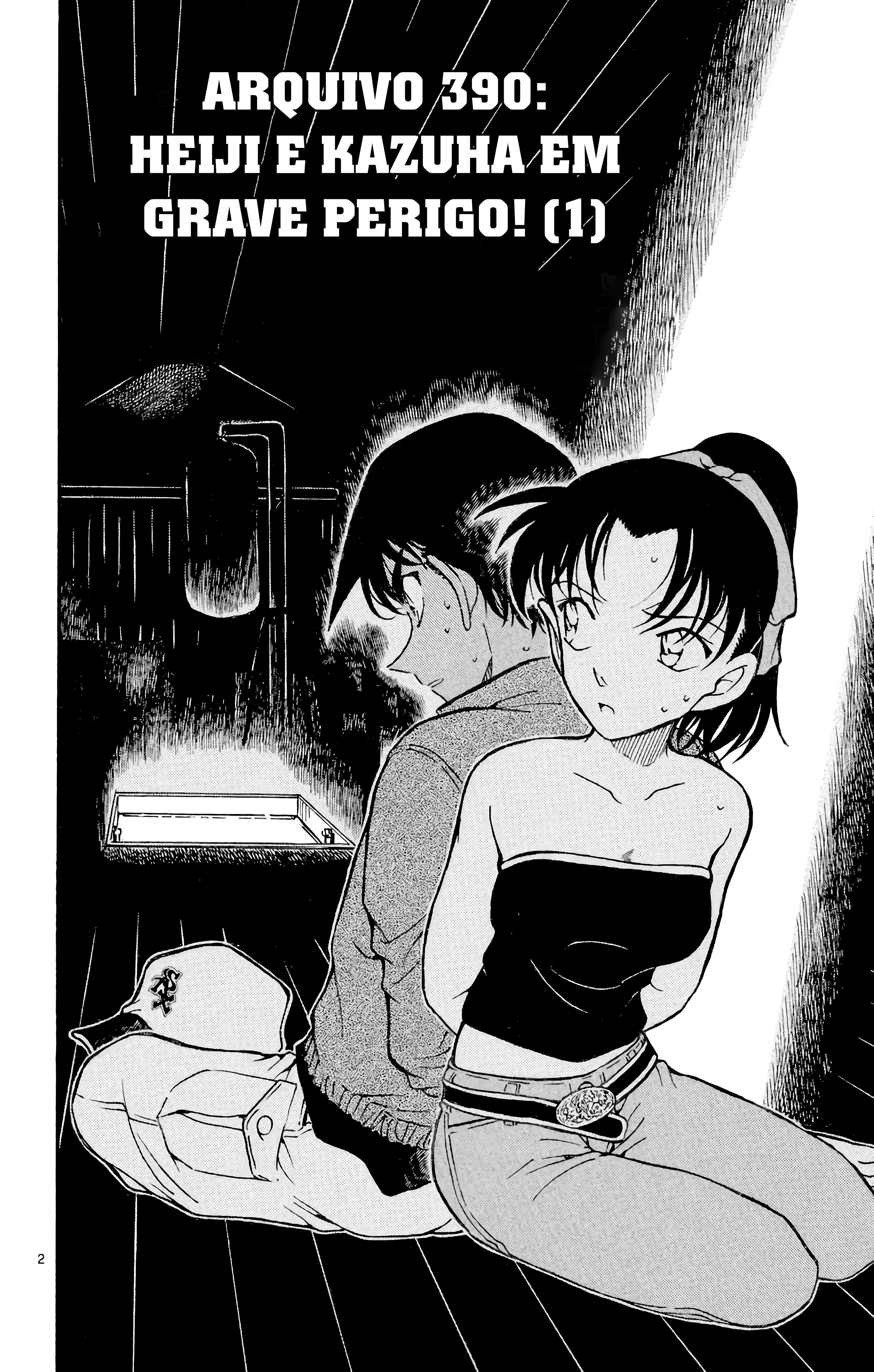 Capítulo 390 — Heiji e Kazuha em Grave Perigo! (1) página 3