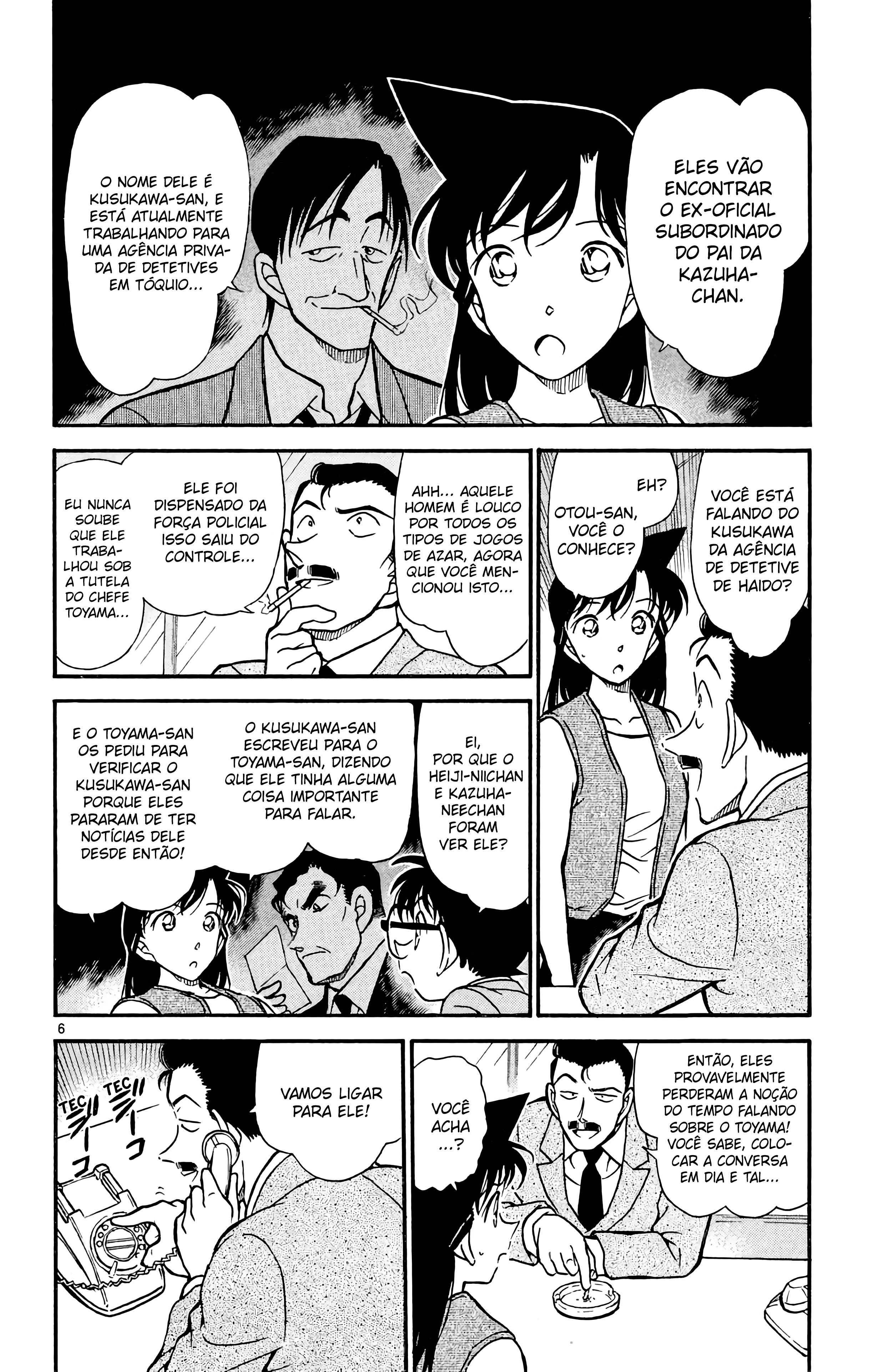 Capítulo 390 — Heiji e Kazuha em Grave Perigo! (1) página 7