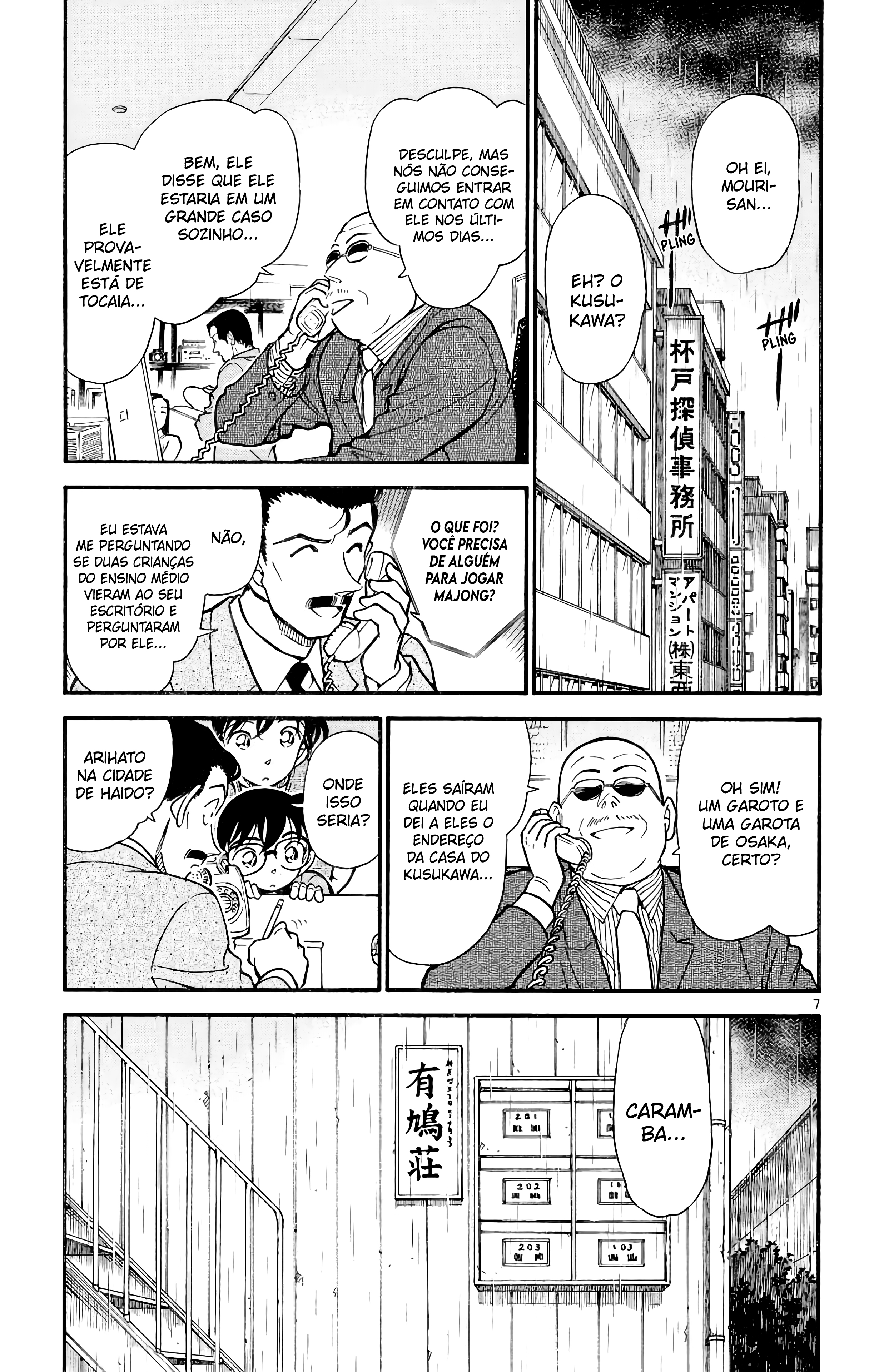 Capítulo 390 — Heiji e Kazuha em Grave Perigo! (1) página 8
