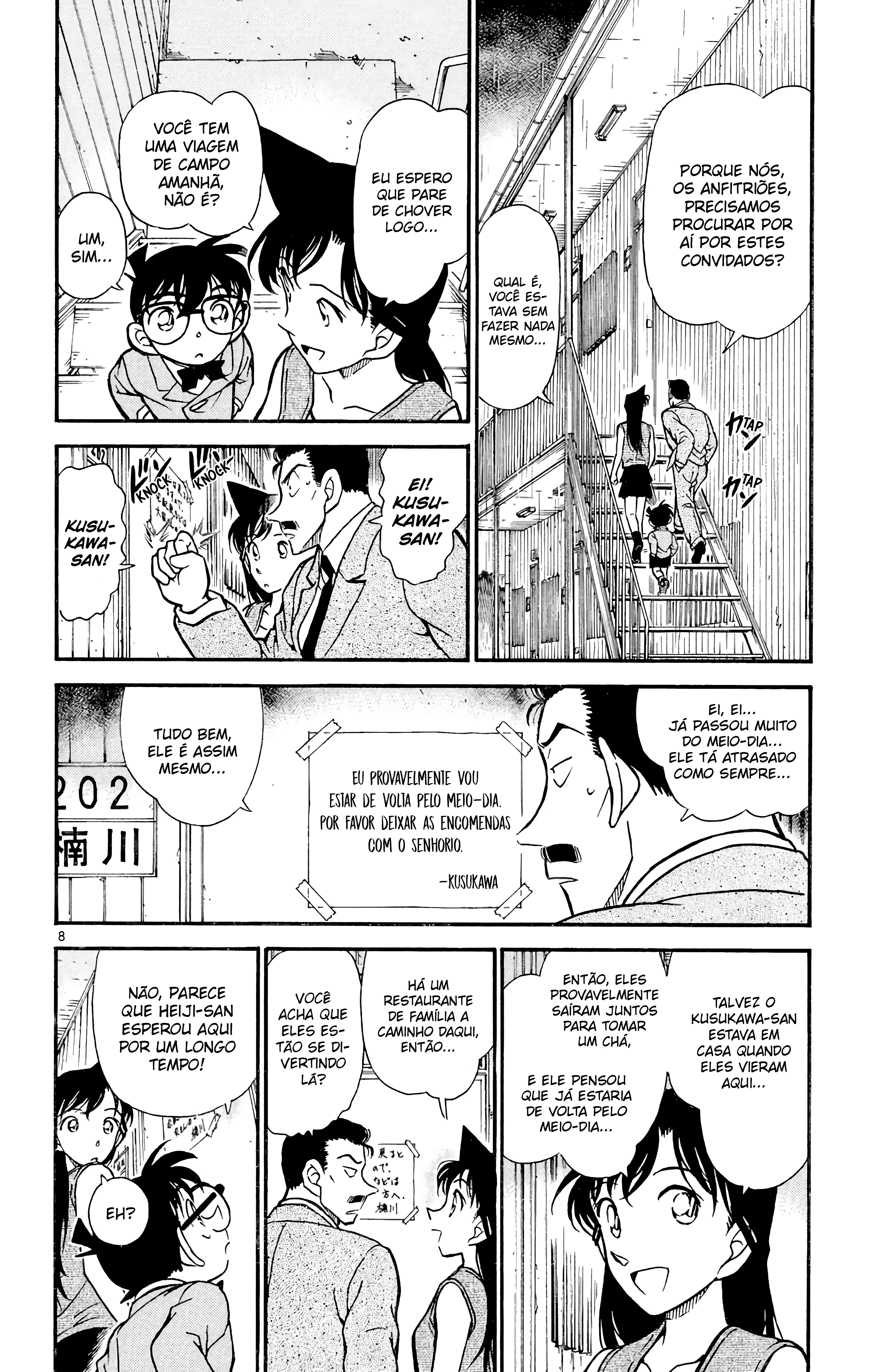 Capítulo 390 — Heiji e Kazuha em Grave Perigo! (1) página 9