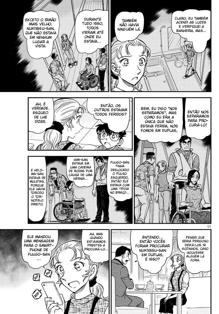 Capítulo 1055 — Kogoro Pego em um Dilema página 13