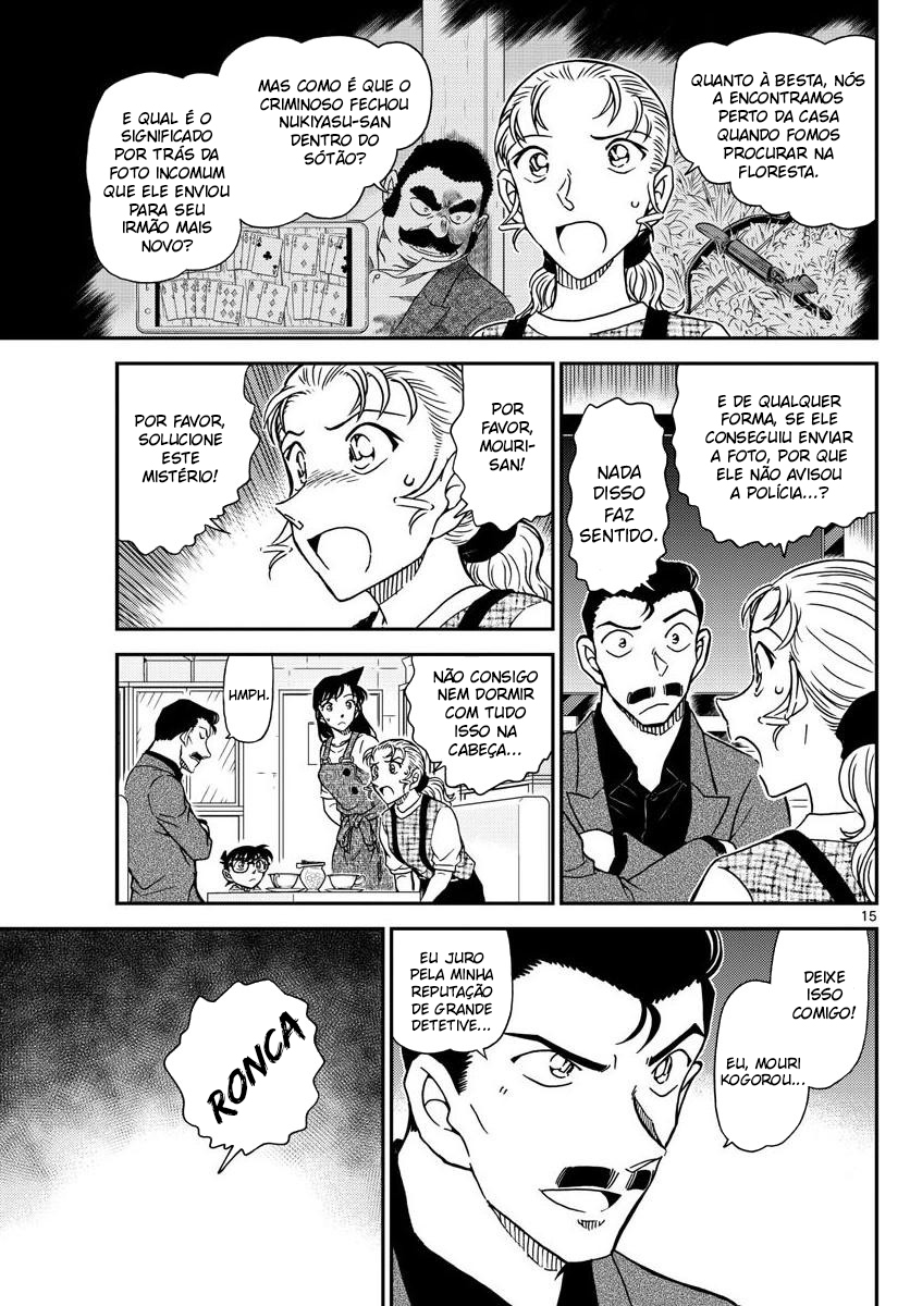 Capítulo 1055 — Kogoro Pego em um Dilema página 17